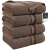 Set de Toallas de Baño Extragrandes de LANE LINEN®: Chocolate - comprar en línea