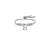 Pulsera: Letra personalizada H