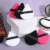 Conjunto de 6 Esponjas de Maquillaje en Forma de Triángulo: Rosa y Negro - comprar en línea