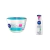 NIVEA® Gel Facial Refrescante con Ácido Hialurónico para 24 Horas de Hidratación - Ideal para Piel Grasa (200 ml) + Crema Corporal humectante Aloe Vera Refrescante (400 ml)