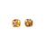 Aretes de Oro Italiano 18k con Citrinos Brasileños