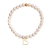 Conjunto de Reloj de Dama y Pulsera Lucky de Acero Inoxidable para Mujer en internet
