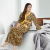 Bata de Felpa con Solapa Mimosamente Suave NY Threads®: Leopardo - Styla
