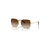 Dolce & Gabbana® DG2242-02/13 - Anteojos de Sol Doradas con Café Grabado