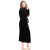 Bata de Felpa con Solapa Mimosamente Suave NY Threads®: Negro - comprar en línea