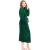 Bata de Felpa con Solapa Mimosamente Suave NY Threads®: Verde - comprar en línea