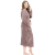 Bata de Felpa con Solapa Mimosamente Suave NY Threads®: Gris Topo - comprar en línea