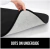 Gorilla Grip® Alfombra de Baño de Espuma Viscoelástica: Negro en internet