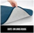 Gorilla Grip® Alfombra de Baño de Espuma Viscoelástica: Azul en internet