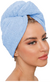 Toallas de Microfibra para Secar el Cabello: Rosa, Azul y Caqui - Styla
