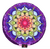 Zafu Cudegui® Cojín de Meditación con Mandalas: Morado en internet