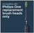 PHILIPS® One by Sonicare Battery Toothbrush, Brush Head Bundle, Midnight Blue