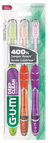 GUM® - 525E Technique Deep Clean Cepillo de Dientes con Mango de Agarre Cuádruple, Cabeza Compacta y Cerdas Suaves, 3 Unidades en internet