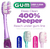 GUM® - 525E Technique Deep Clean Cepillo de Dientes con Mango de Agarre Cuádruple, Cabeza Compacta y Cerdas Suaves, 3 Unidades - tienda en línea