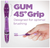 Imagen de GUM® - 525E Technique Deep Clean Cepillo de Dientes con Mango de Agarre Cuádruple, Cabeza Compacta y Cerdas Suaves, 3 Unidades