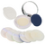 Patelai® 15ml 0.5oz Estuche de Lujo de Cojín de Aire Blanco Vacío con Esponja y Espejo, Contenedor Portátil para Polvos de Maquillaje con 2 Esponjas y 4 Borlas Adicionales - comprar en línea