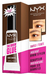 NYX Professional Makeup® The Brow Glue: Define Tus Cejas con un Toque Profesional Café Oscuro - tienda en línea