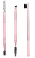 REAL TECHNIQUES® Kit de Brochas para Cejas - Herramientas de Doble Punta de Calidad Profesional - Styla