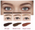 MFFIKOZZ® 4D Hair Stroke Brow Stamp Brush y Gel para Cejas - Cepillo Multiusos para Cejas Dark Brown en internet