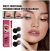 MFFIKOZZ® 4D Hair Stroke Brow Stamp Brush y Gel para Cejas - Cepillo Multiusos para Cejas Dark Brown - Styla