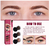 MFFIKOZZ® 4D Hair Stroke Brow Stamp Brush y Gel para Cejas - Cepillo Multiusos para Cejas Light Brown - tienda en línea