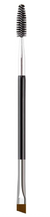 KINGMAS® Duo Eyebrow Brush - Cepillo Profesional para Cejas con Ángulo y Cepillo Spoolie (Negro) - comprar en línea
