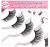 Bluemega® - 10 Pares de Medias Pestañas Postizas Natural Look Wispy Cat Eye: Logra un Aspecto Natural y Elegante Tipo I - tienda en línea