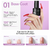 COSCELIA® Gel Top Coat y Base Coat sin Toallitas para Esmalte de Uñas de Gel - Iniciador de Arte de Uñas - Styla