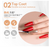 Imagen de COSCELIA® Base y Top Coat No Wipe Gel - Set de 8ml cada botella, Acabado Brillante y Duradero