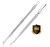 NANTuYo® Juego de 2 Piezas de Empujador de Cutículas Triangulares - Removedor de Cutículas de Acero Inoxidable de Grado Profesional para Uñas de los Pies en internet