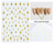 MEISO® Juego de 5 Hojas de Pegatinas para Decoración de Uñas - Estrellas Doradas 3D para un Toque de Sensualidad y Elegancia - Styla