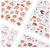 Sonew® 12 Hojas de Pegatinas para Decoración de Uñas - Diseños Encantadores de San Valentín con Labios Rojos y Corazones - tienda en línea