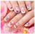 Sonew® 12 Hojas de Pegatinas para Decoración de Uñas - Diseños Encantadores de San Valentín con Labios Rojos y Corazones - comprar en línea