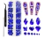 Bluemega® Kit de Diamantes de Imitación para Uñas - Deslumbra con Elegancia y Estilo A - comprar en línea