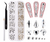 Bluemega® Kit de Diamantes de Imitación para Uñas - Deslumbra con Elegancia y Estilo H - comprar en línea