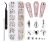 Bluemega® Kit de Diamantes de Imitación para Uñas - Deslumbra con Elegancia y Estilo H - comprar en línea