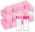 Kit de 1000 Toallitas de Uñas Rosas sin Pelusa con 2 Bombas Dispensadoras de Quitaesmalte Didaey® - Solución Práctica para Limpieza de Uñas - comprar en línea