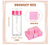 Kit de 1000 Toallitas de Uñas Rosas sin Pelusa con 2 Bombas Dispensadoras de Quitaesmalte Didaey® - Solución Práctica para Limpieza de Uñas en internet