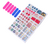 Kit de 6 Hojas de Pegatinas para Uñas de los Pies FRCOLOR® - Diseños Variados para Lucir Encantadoras y Únicas en internet