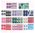 Pegatinas Brillantes para Uñas de los Dedos del Pie Lurrose® - 11 Hojas de Diseños Variados para un Toque Divertido en internet