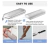 ConciseLife® Lima de Pie Profesional: Removedor de Callos para Pies con Diseño Ergonómico y Reemplazo de Cuchillas - tienda en línea