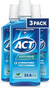 Paquete Triple de Enjuague Bucal ACT® Restoring Flúor - Menta Fresca - 33.8 fl oz - comprar en línea