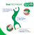 Imagen de Hilo Dental GUM® Dual Technique Flosser, Menta Fresca - Pack de 50 Unidades