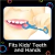 Imagen de Dentek® Kids Fun Flossers with Advanced Fluoride Coating | Removes Food & Plaque | Wild Fruit Flavored Floss Picks | 75 Count | Pack of 6