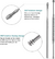 JSBelle® Set de 8 Kit de eliminación de cera del oído, Herramienta de limpieza del oído, Cureta De Oreja (8 Pcs) - Styla