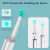 TERRYYO® Eliminación de Cera del Oído, Limpiador de Oídos con Cámara de 1080P, Inalámbrico con Luz, Kit de Limpieza de Oídos para iPhone iOS y Android - Styla