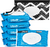 Zivigo® 6 Toallitas Húmedas Desechables Cottonelle Para Adultos, Paquetes Con Tapa Abatible De 42 Unidades, Paño De Limpieza De Lentes Bonus 42 Unidades (Paquete De 6) - Styla