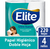 Elite® Ultra Suave Papel Higiénico Doble Hoja - Pack de 4 Rollos (220 Hojas por Rollo) - Styla