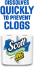 Scott® Papel Higiénico de Disolución Rápida, 48 Rollos Dobles (6 Paquetes de 8) = 96 Rollos Regulares, 231 Hojas por Rollo, Hecho para Caravanas y Barcos - Styla