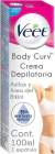 Veet® Body Curv Crema Depilatoria para Áxilas y Área del Bikini - Piel Sensible, Envase de 100 ml - comprar en línea